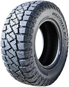 Wildtraxx R/T All-Terrain Mud Off-Road Light Truck Radial Tire-35X12.50R20LT 35X12.50X20 35X12.50-20 126R Load Range F LRF 12-Ply BSW Black Side Wall